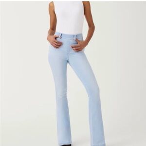 SPANX Light Blue Flare Jeans M